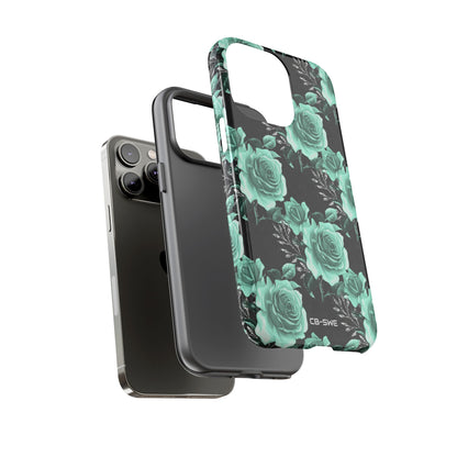 Turquoise Rose Symphony - iPhone Case