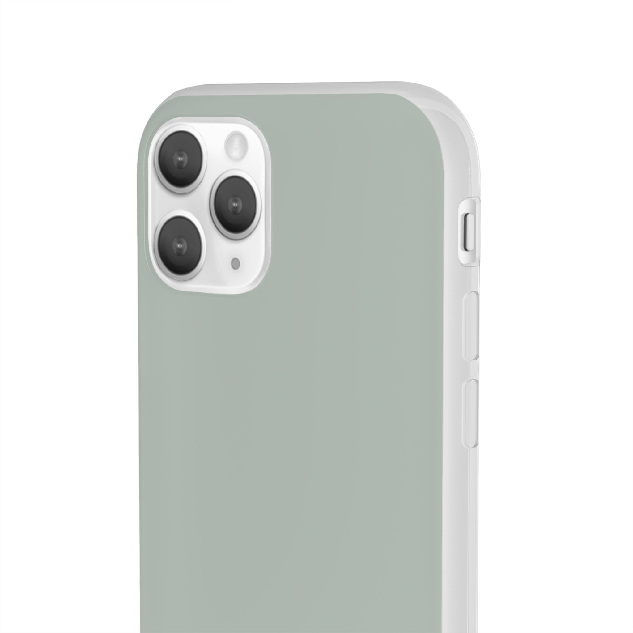 Aschgraue iPhone-Hülle – Flexi