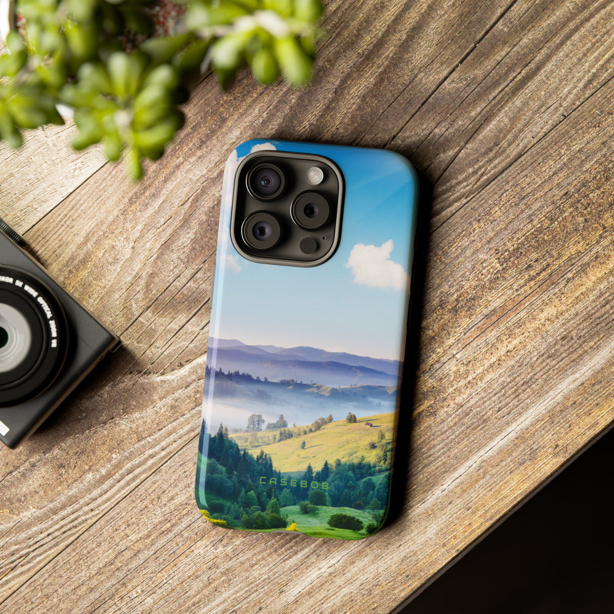 Mountain Sunny Day - Protective Phone Case