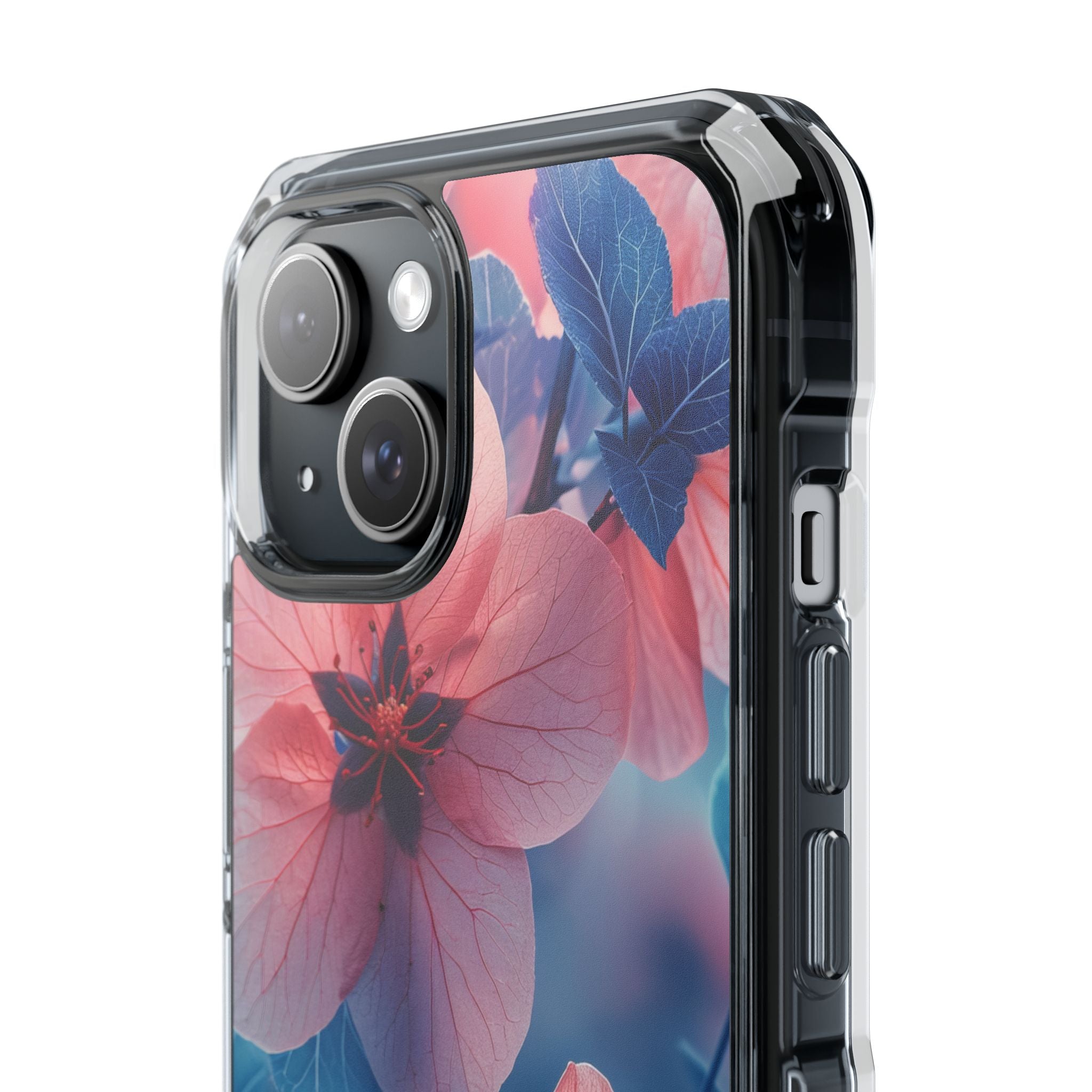 Ethereal Floral Harmony iPhone 15 - Clear Impact Phone Case