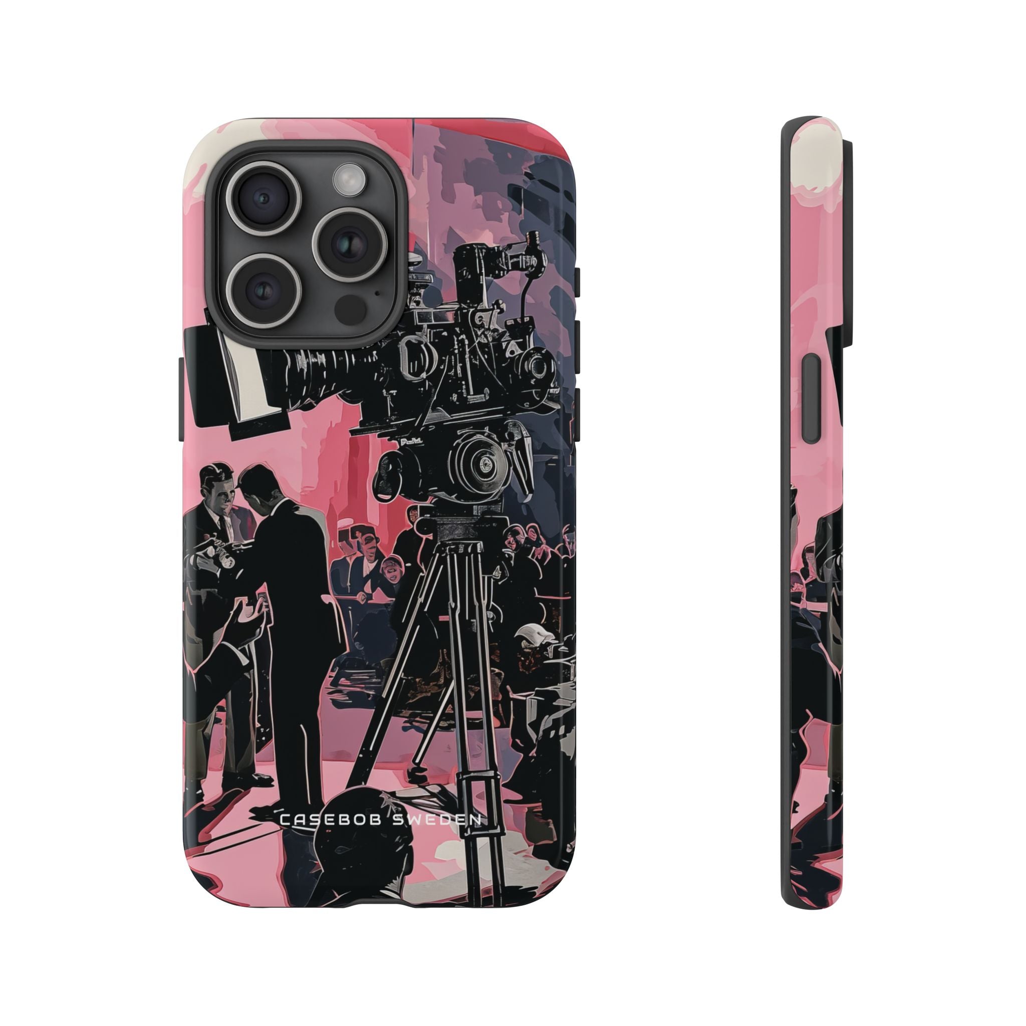 Retro Cinematic Spotlight iPhone 15 - Tough Phone Case