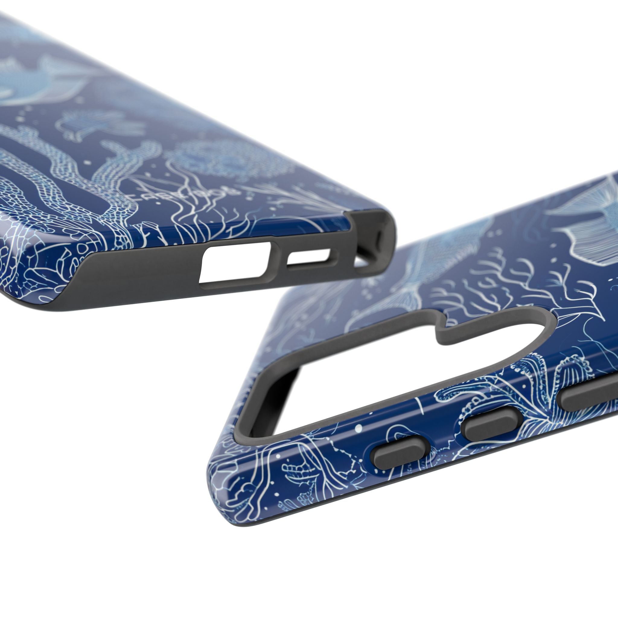 Navy Scale Reef Samsung S25 Ultra Case - Tough