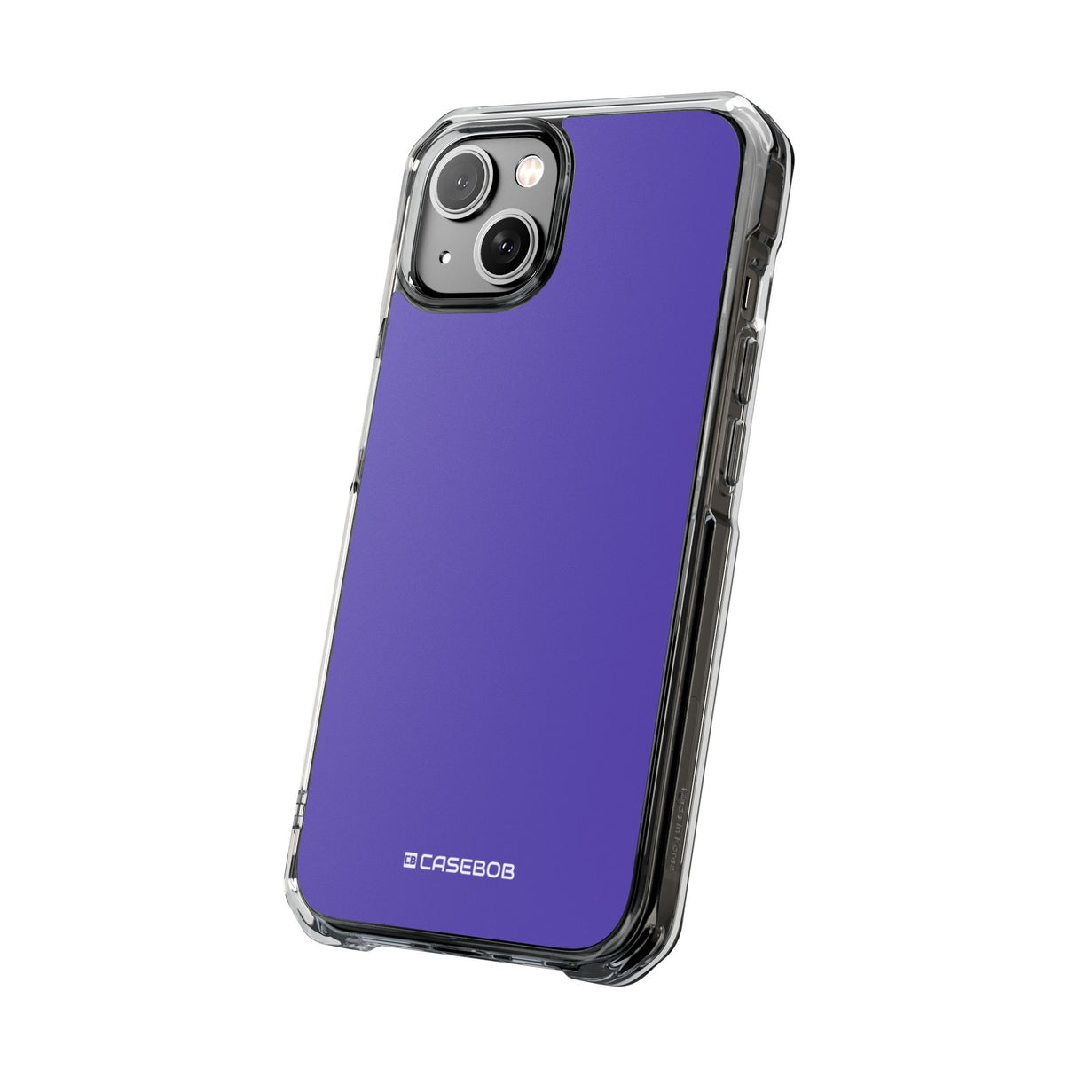 Plump Purple | Handyhülle für iPhone (Clear Impact Case – magnetisch) 