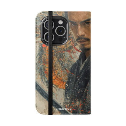 Samurai Fury - iPhone 15 Pro -kotelo - Lompakkokotelo