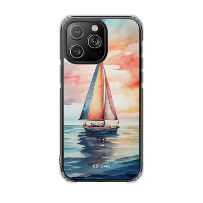 Sailboat Glides Calm iPhone Case - Impact