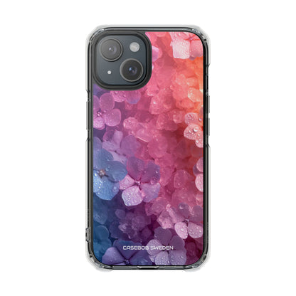 Floral Chill Blooms - Clear Impact iPhone 15 Phone Case