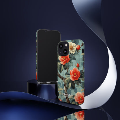 Coral Blossom Tapestry iPhone 13 - Tough