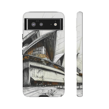 Architectural Curves in Line Formation Google Pixel 6 - Tough Phone Case