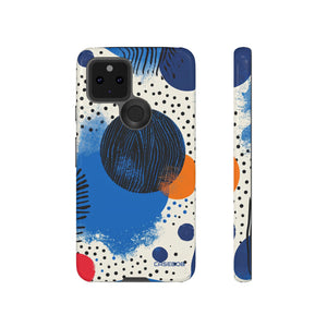 Blue Tranquil Geometry - Protective Phone Case