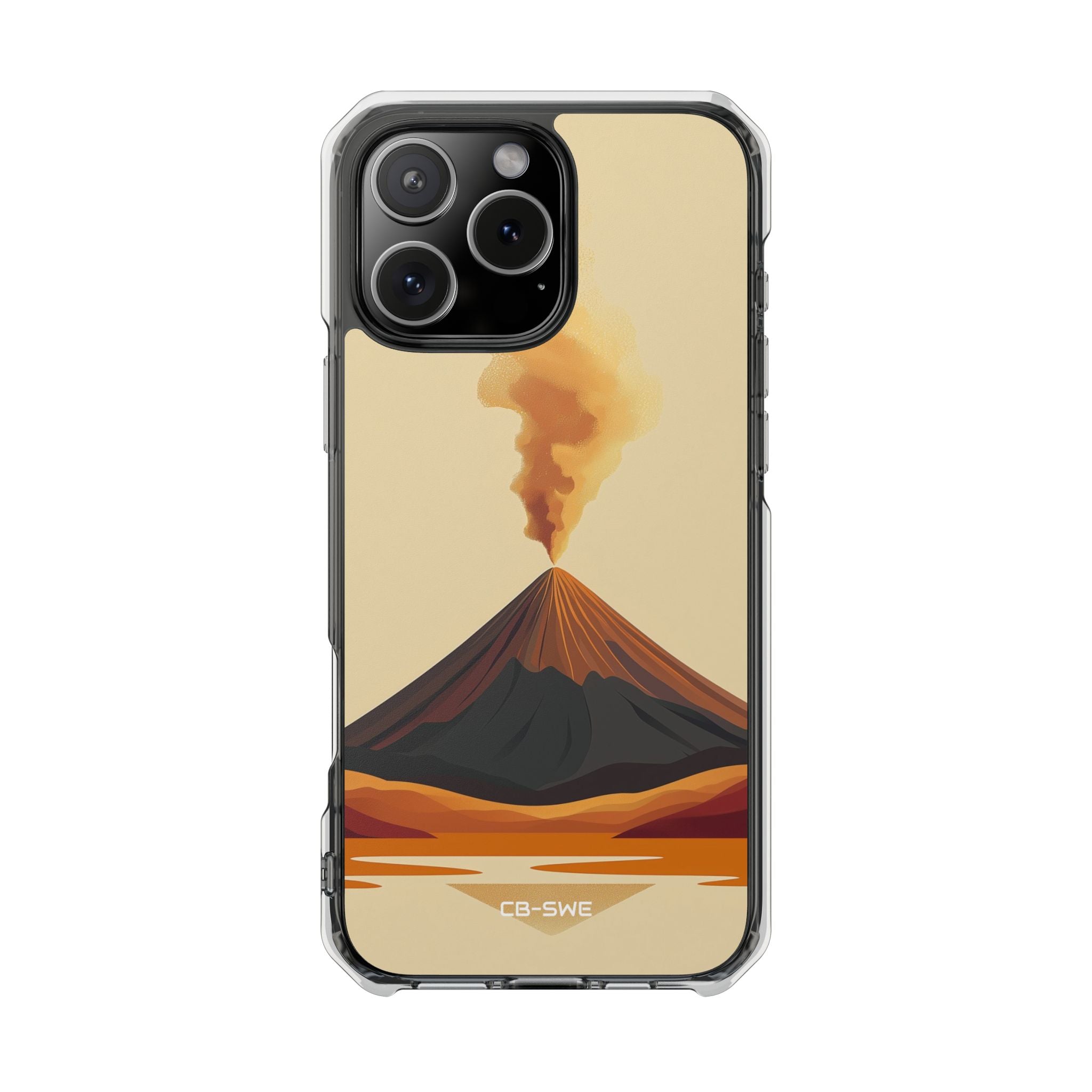 Volcano Erupts Brightly iPhone Case - Impact