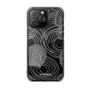 Kompliziertes Labyrinth – Handyhülle für iPhone (Clear Impact – Magnetisch) 