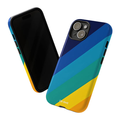 Diagonal Color Spectrum - iPhone Case