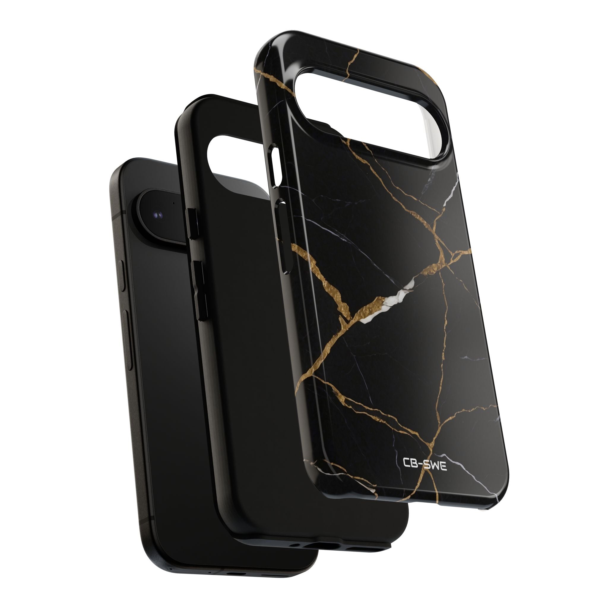 Golden Veins Emerge - Google Pixel Case
