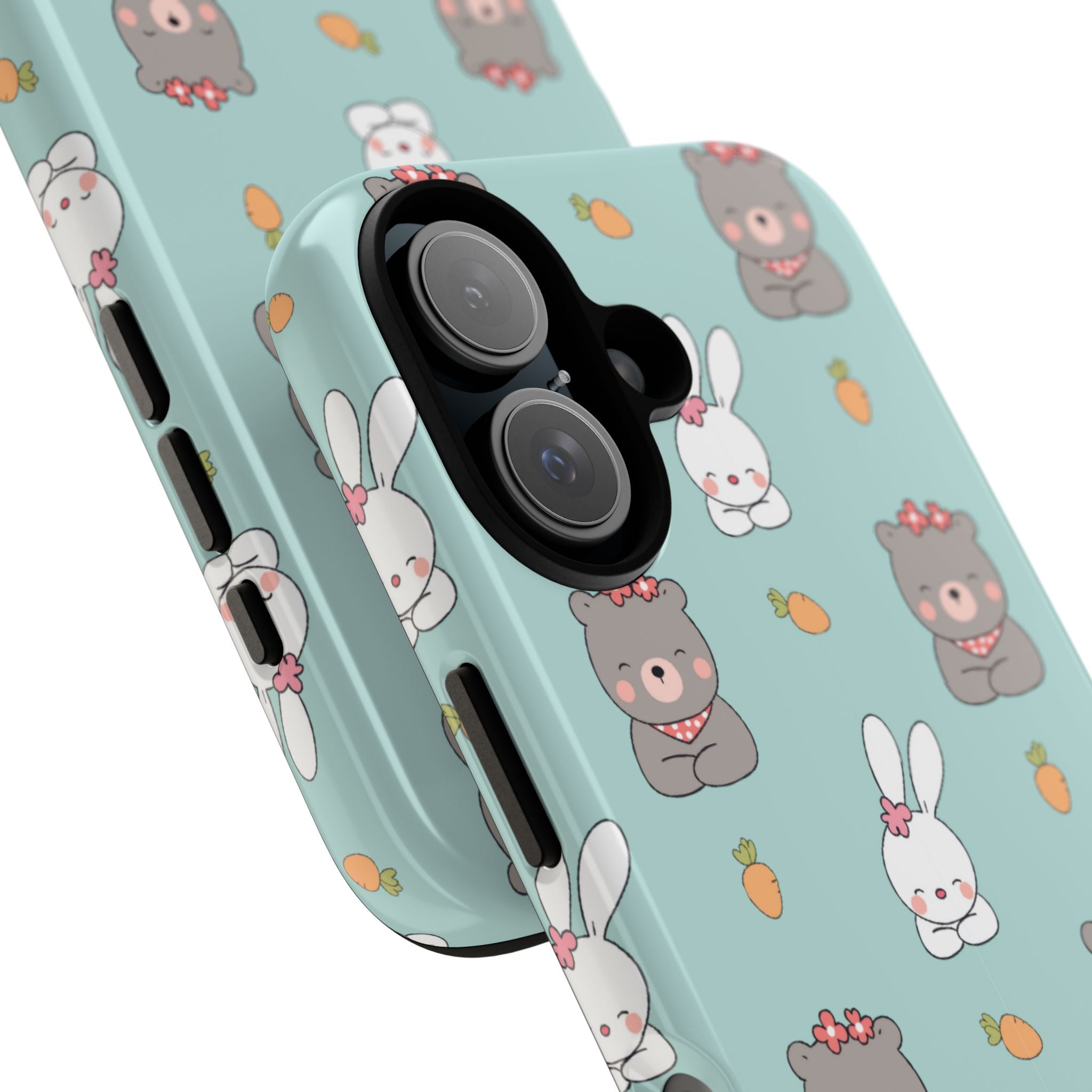 Bunnies Gather Carrots - iPhone Case