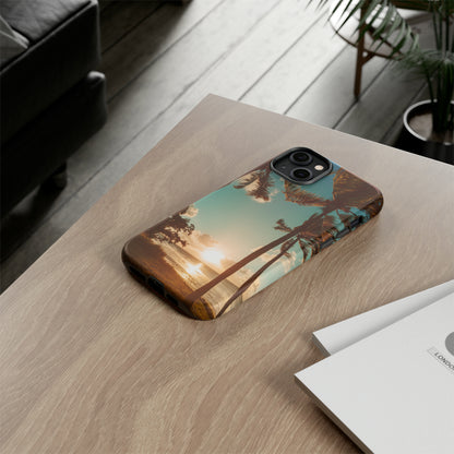 Sundown Palmtrees - Protective Phone Case