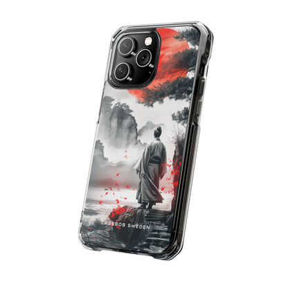 Zen Harmony: Japanese Serenity in Motion iPhone 14 - Clear Impact Phone Case