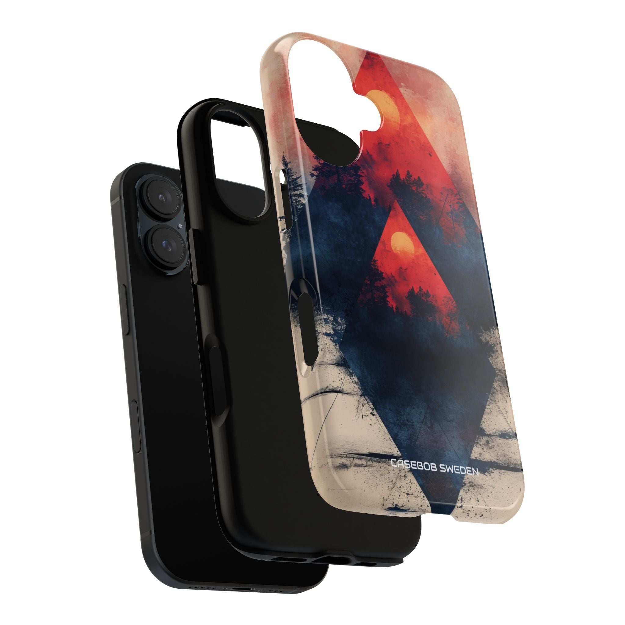 Red Sky Serenity - Tough iPhone 16 Phone Case