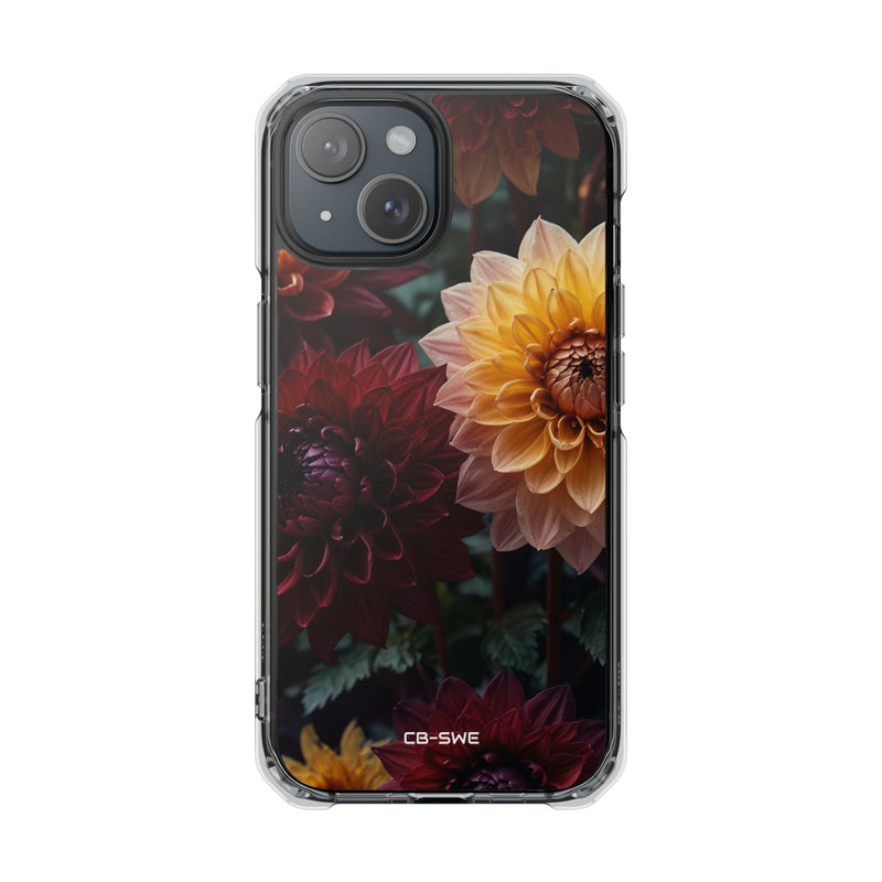 Dahlias Embrace Light iPhone Case - Impact