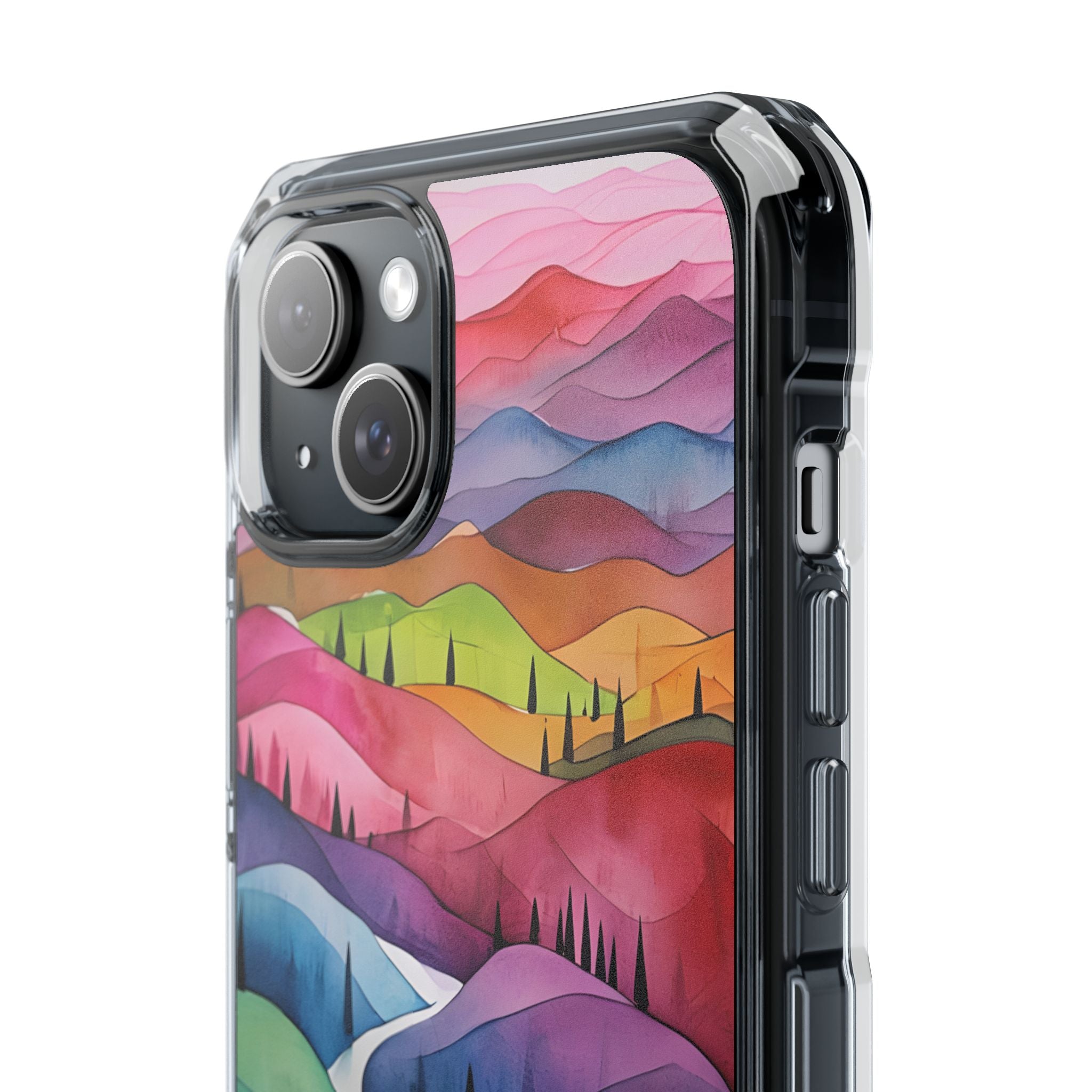 Whimsical Colorful Valleys iPhone Case - Impact