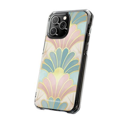 Pastel Deco Elegance - Clear Impact iPhone 14 Phone Case