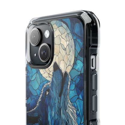 Wolf Howls Moonlight iPhone Case - Impact