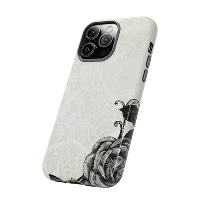 Rosett Gothic Flower - Protective Phone Case