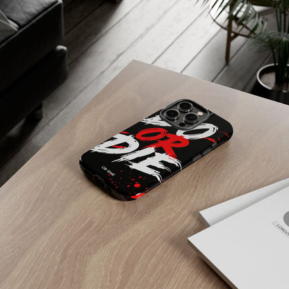 Intense Typography Contrast - iPhone Case