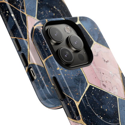 Golden Mosaic iPhone 14 Pro Case - Tough+