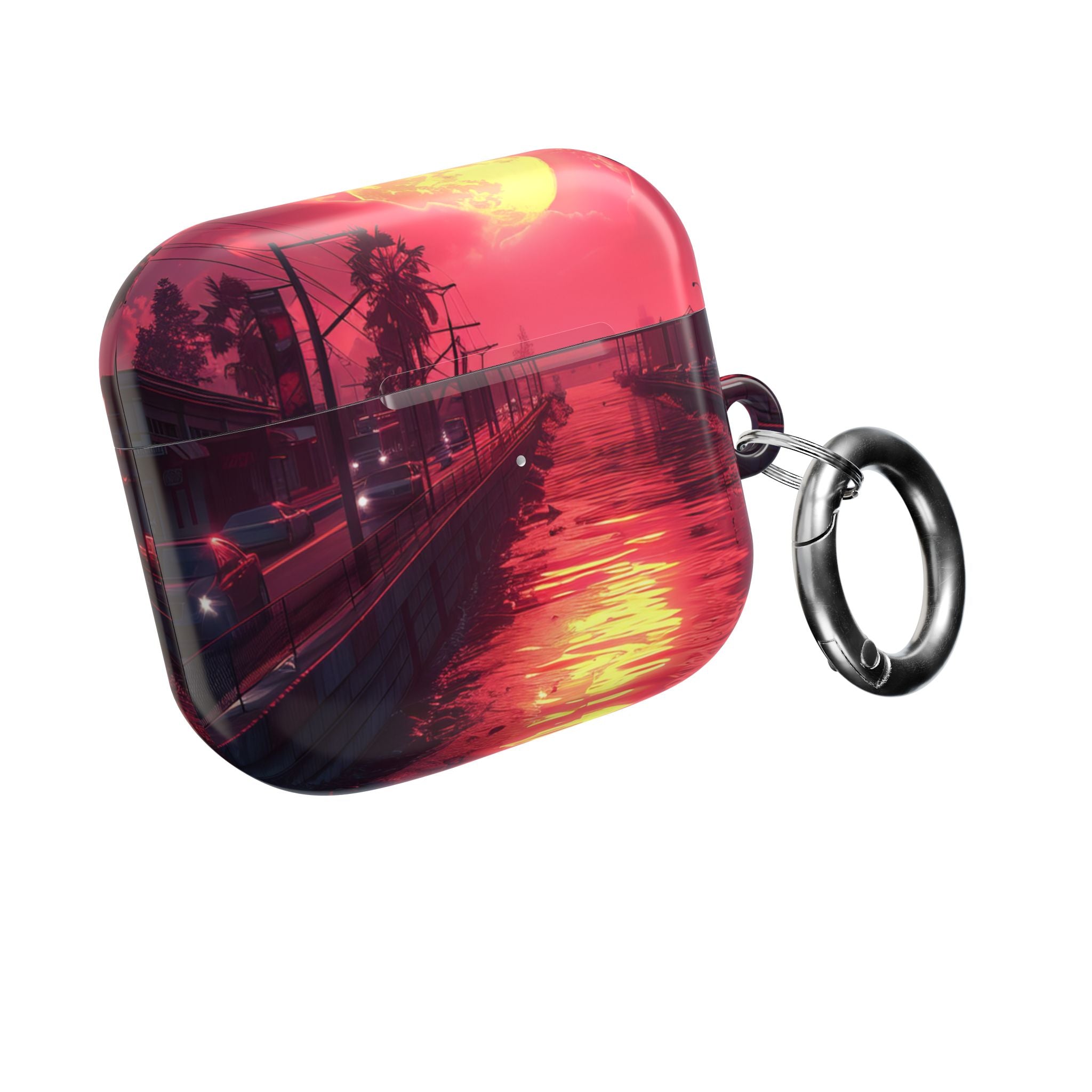 Gul Måne Refleksion - AirPods Cover