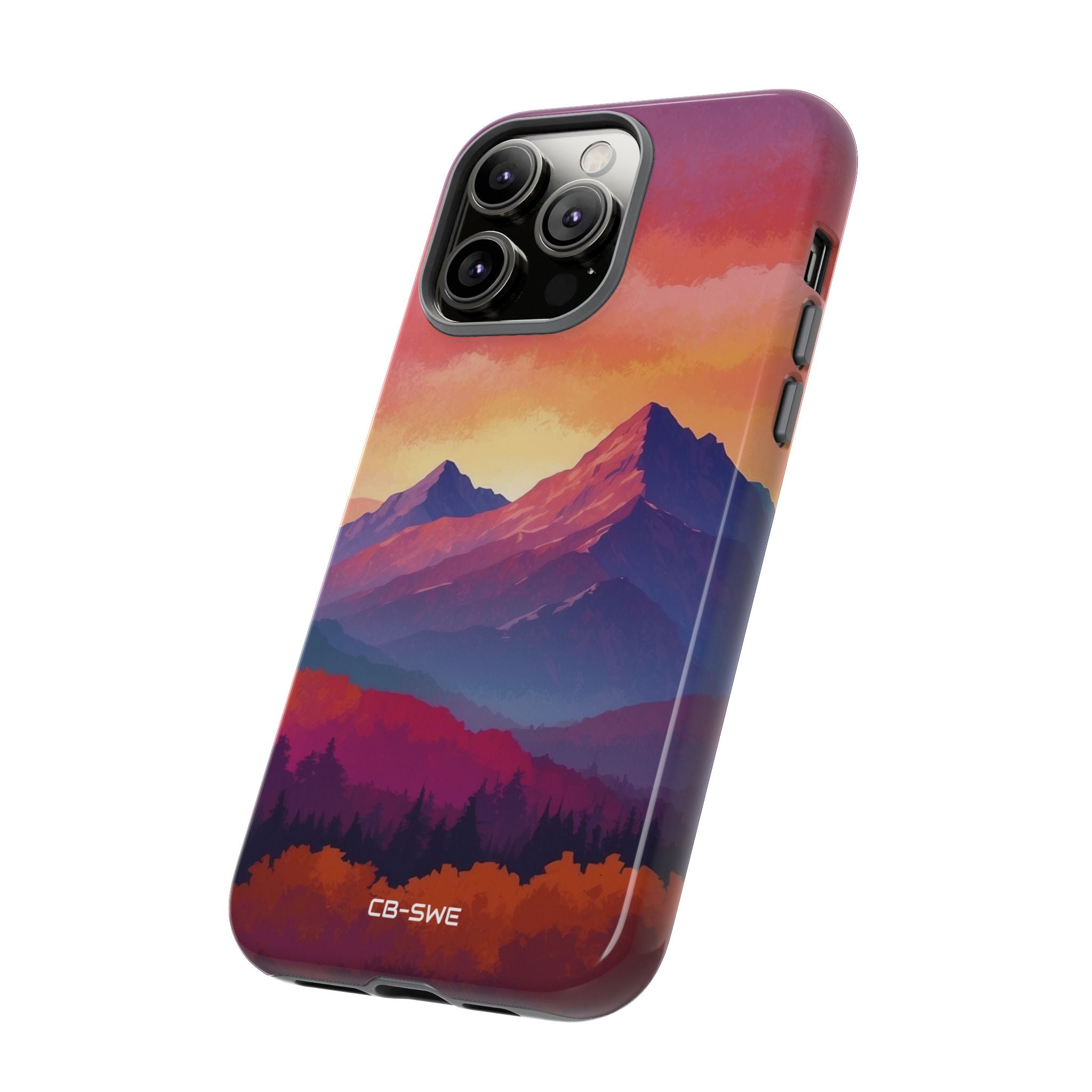 Mountain Peaks Rise - iPhone Case