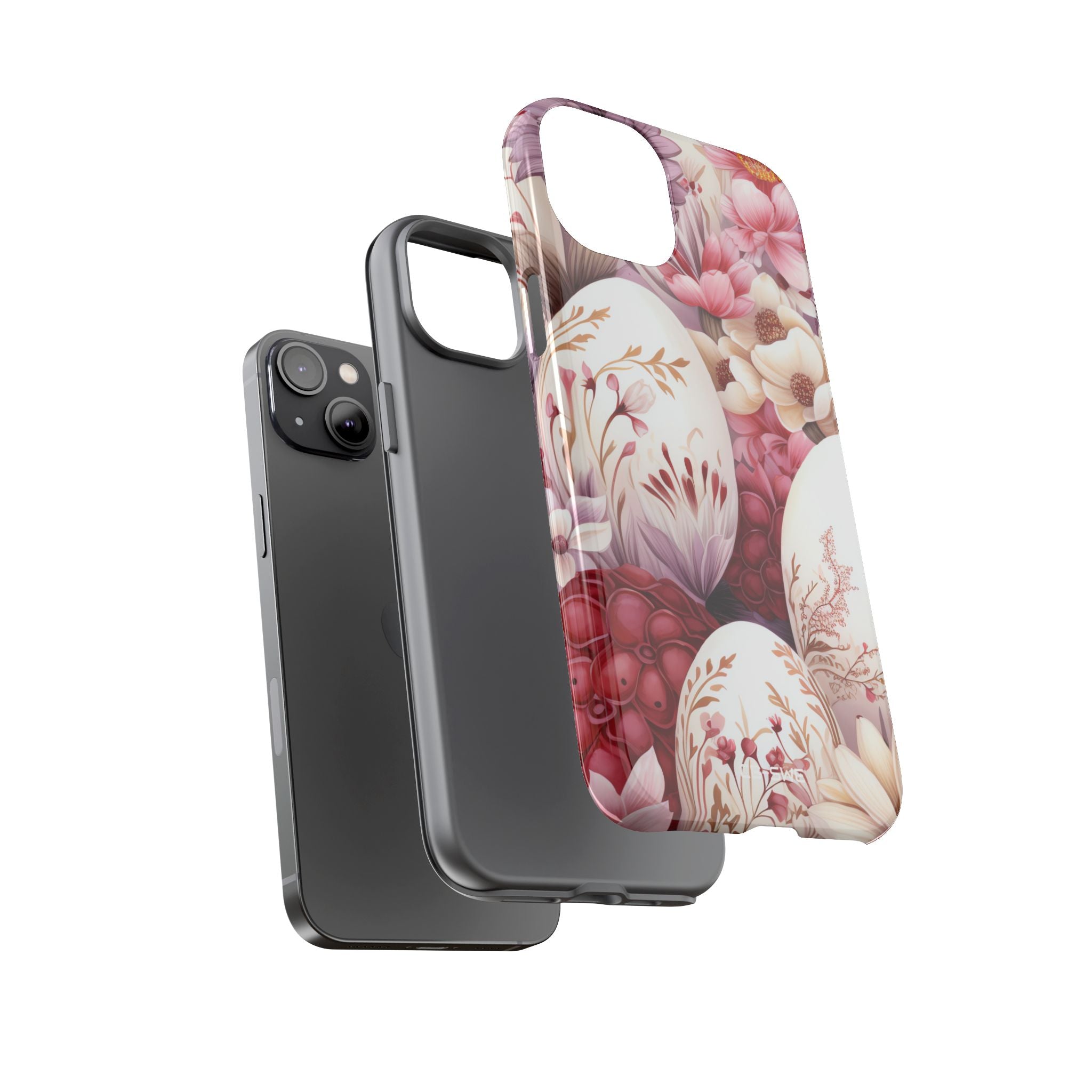 Floral Eggs Bloom - iPhone Case