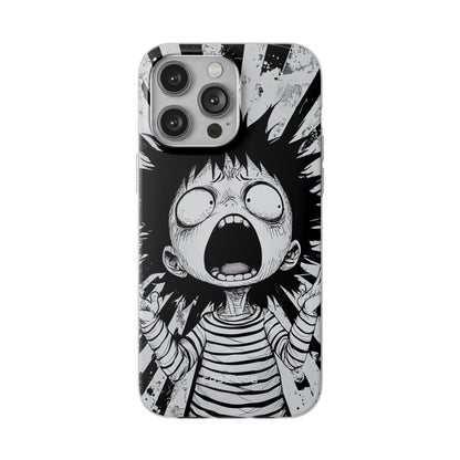 Screaming Stripes iPhone 14 Pro Max Case - Soft