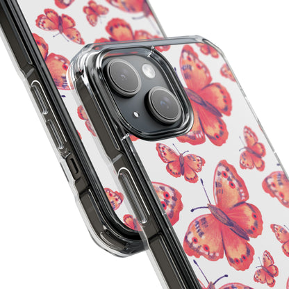 Vibrant Butterfly Dance iPhone Case - Impact