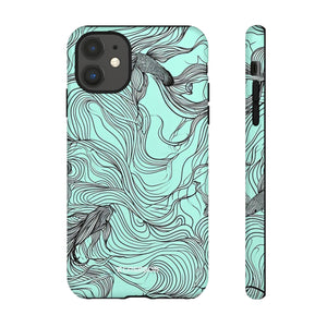 Aqua Serenity | Protective Phone Case for iPhone