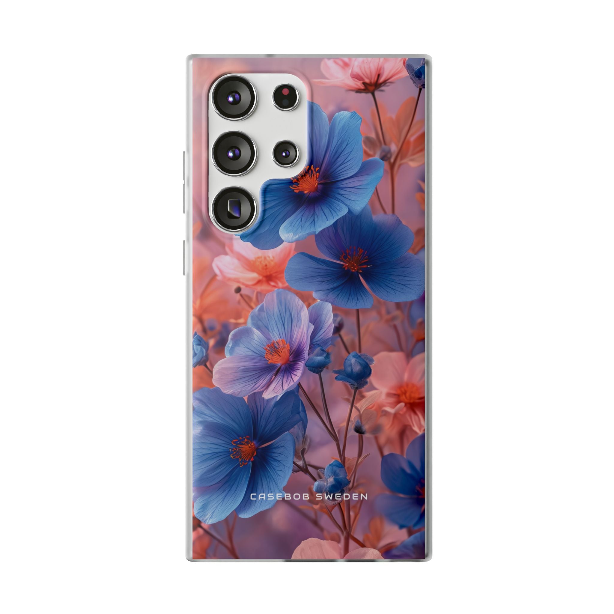 Harmonious Blooming Blues and Pinks Samsung S23 - Flexi Phone Case