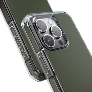 Rifle Green | Handyhülle für iPhone (Clear Impact Case – magnetisch)