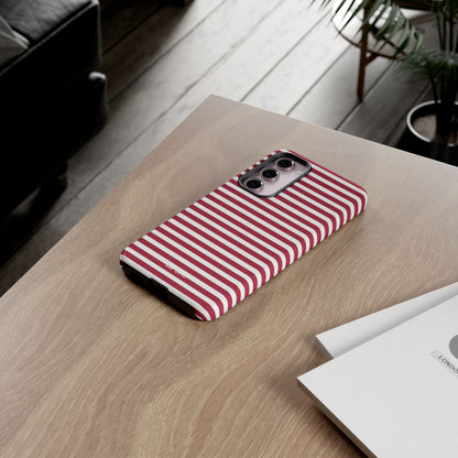 Red Stripes Wrap - Samsung Case