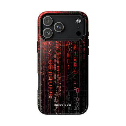 Crimson Glyphs iPhone 17 Pro Max Case - Tough+