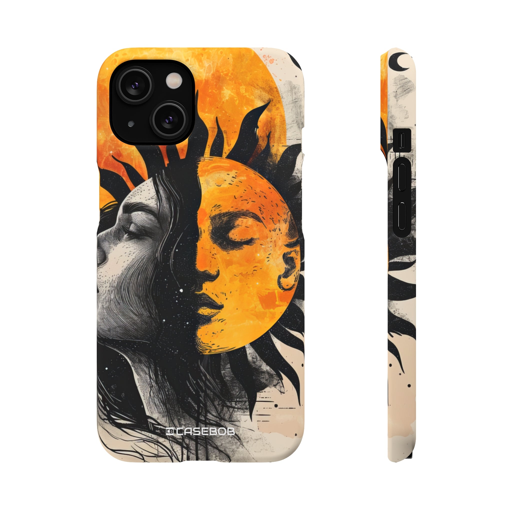 Sunlit Duality | Slim Phone Case for iPhone