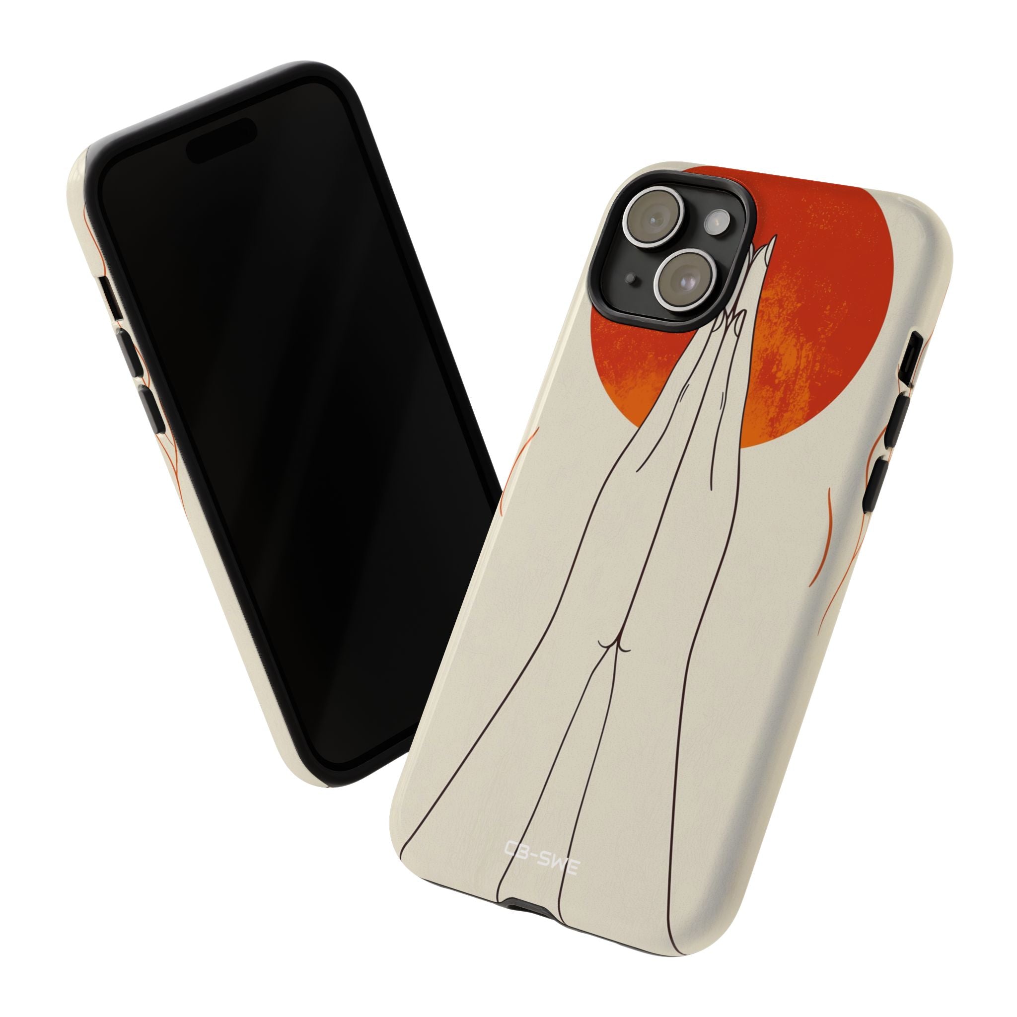 Hands Embrace Sun - iPhone Case