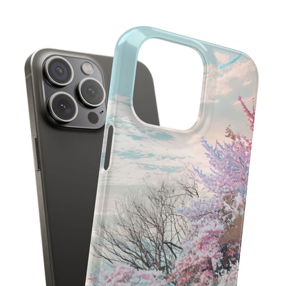 Spring Dreamscape - Slim iPhone 15 Phone Case