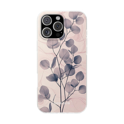 Veined Leaf Whisper iPhone 16 Pro Max Case - Soft