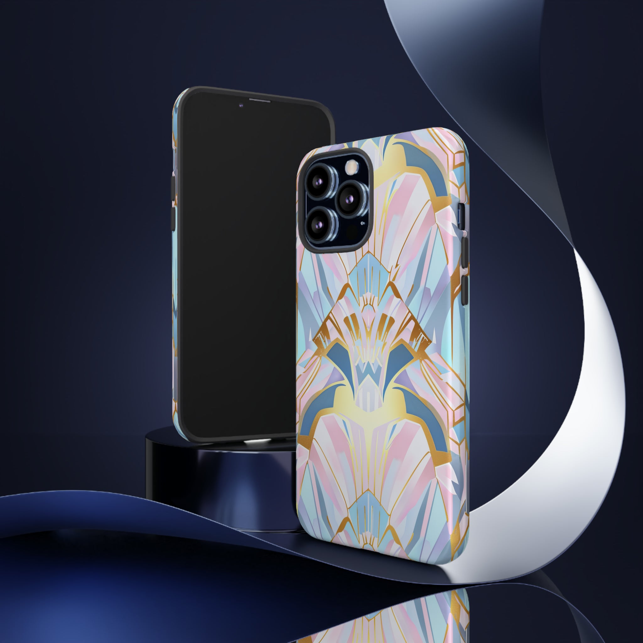 Art Deco Pastel Symmetry - Protective Phone Case