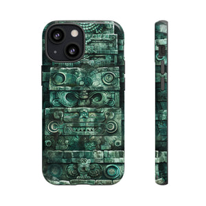 Mayan Jaguar & Serpent Spirit - Protective Phone Case