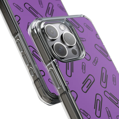 Paperclips Dance Playfully iPhone Case - Impact