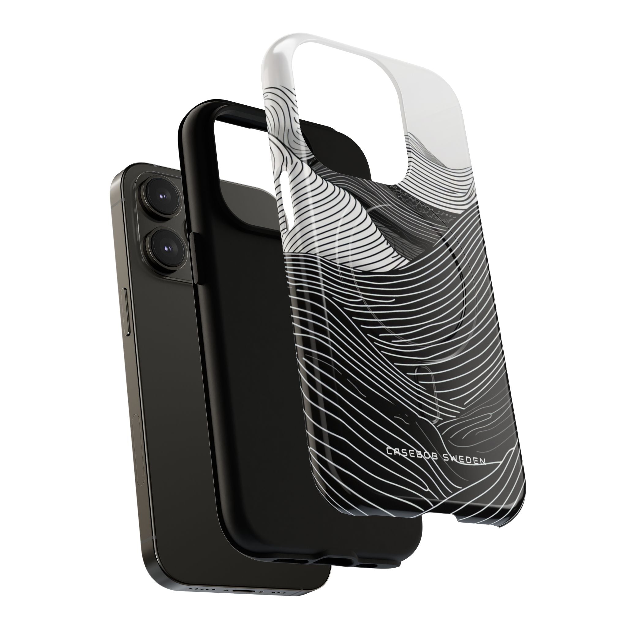 Undulating Horizon Waves iPhone 14 | Tough+ Phone Case