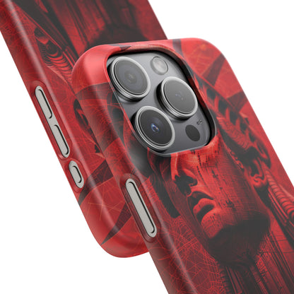 Zen Red Liberty Vision iPhone 15 - Slim Phone Case