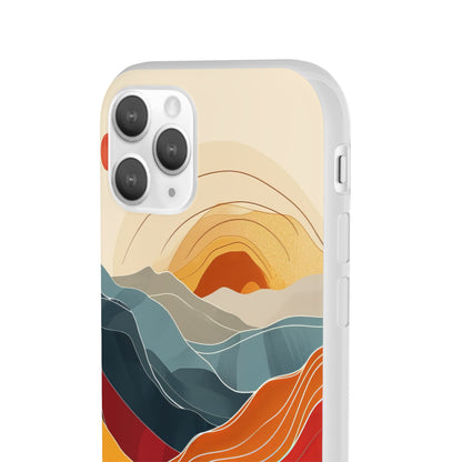 Sunset Waves | Flexible Phone Case for iPhone