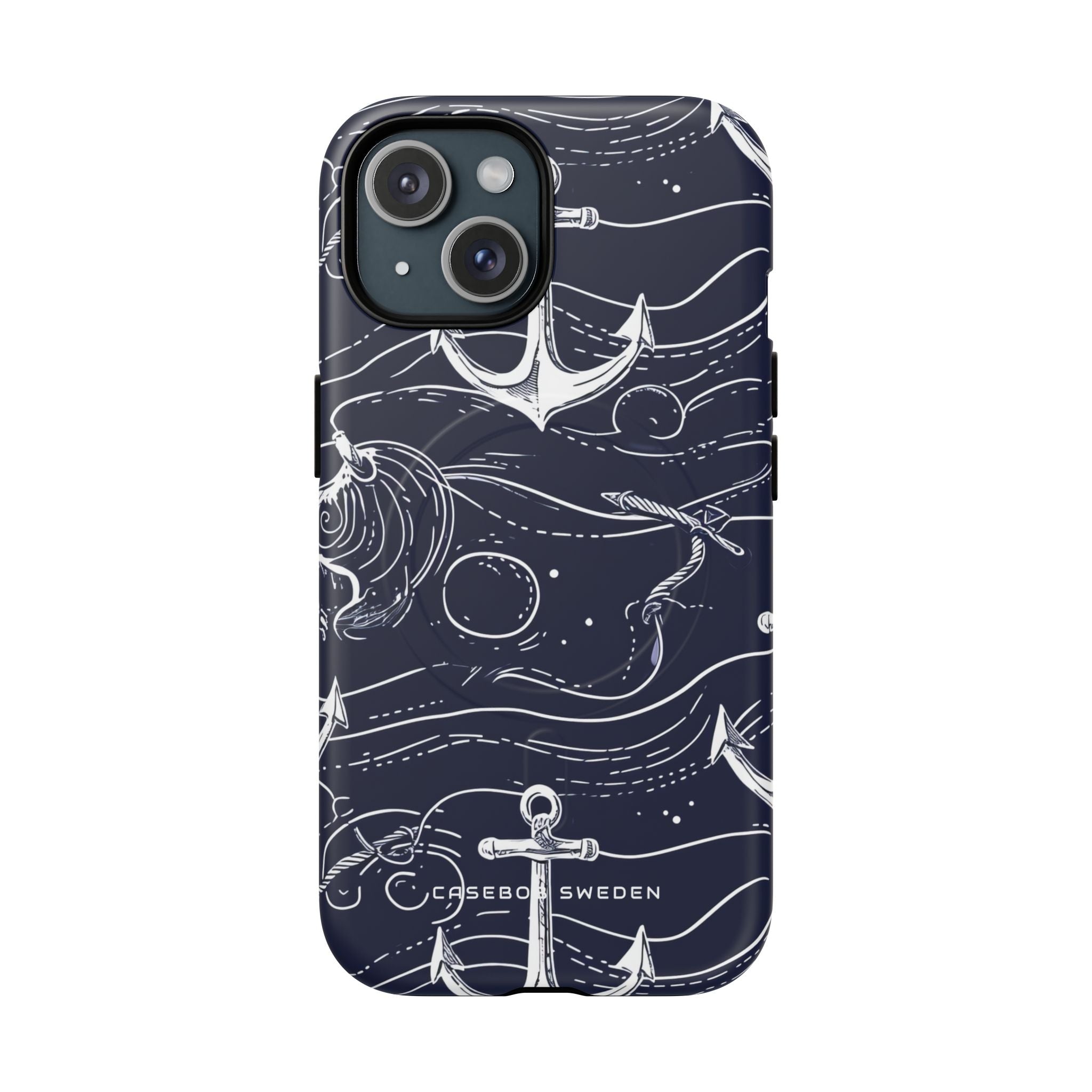 Gradient Anchorflow Waves iPhone 15 | Tough+ Phone Case