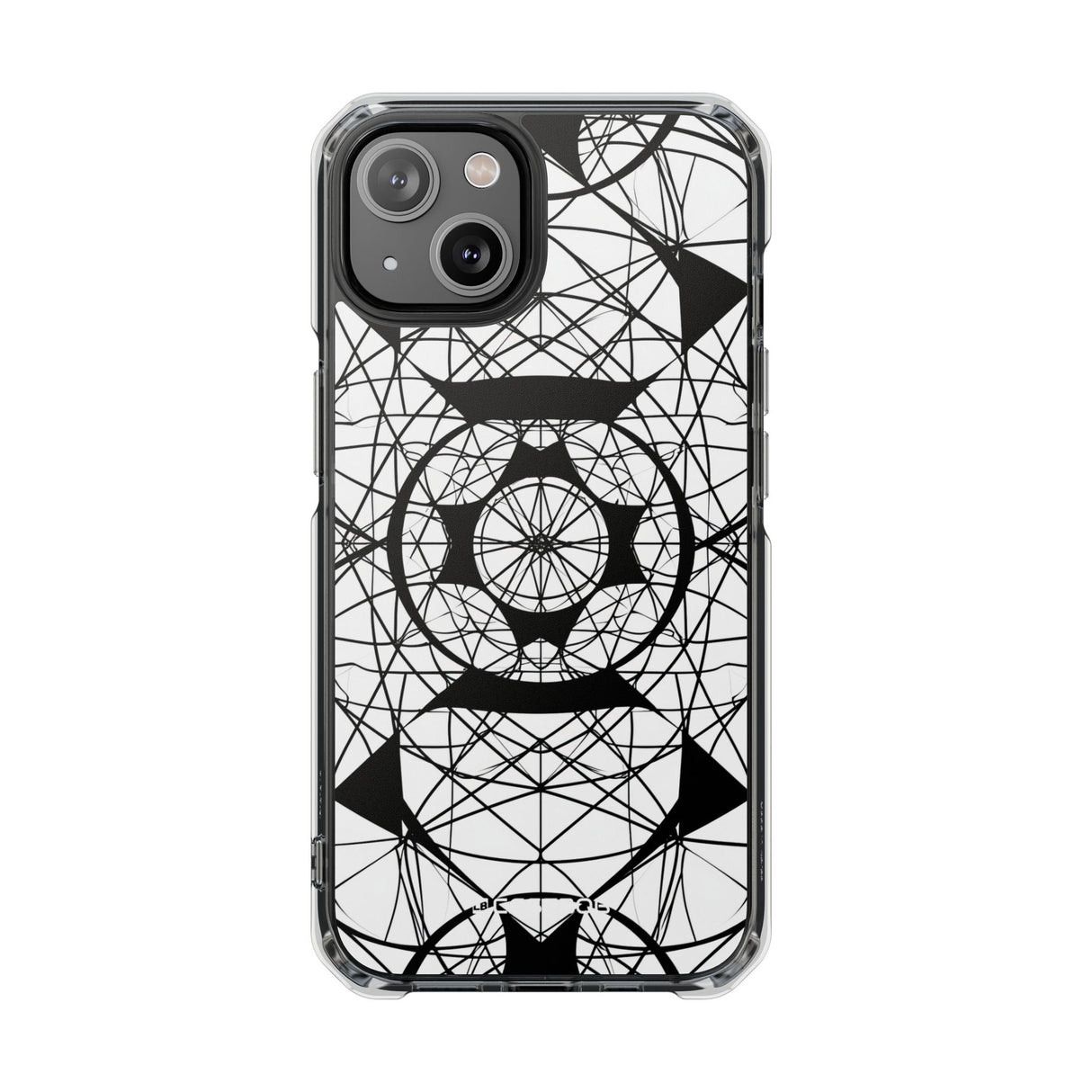 Geometric Hypnosis - Phone Case for iPhone (Clear Impact - Magnetic)